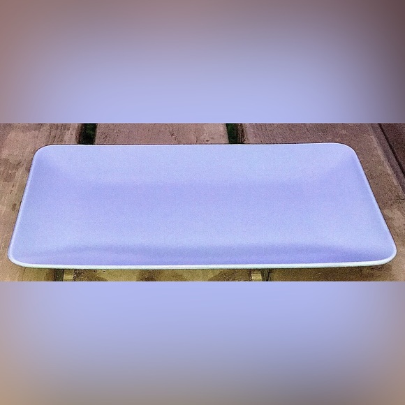 Discontinued Dinera Gray Fargrik IKEA of SWEDEN Rectangular Dinner Plate - Picture 2 of 9